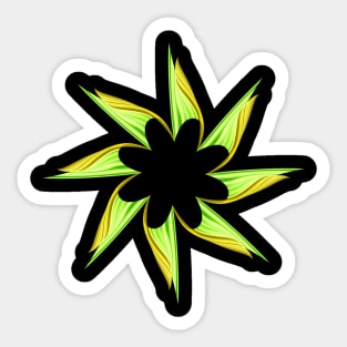 Green Star Sticker